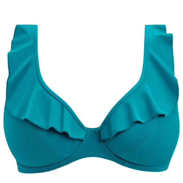 Jewel Cove bikini top Volang Plain Moonstone