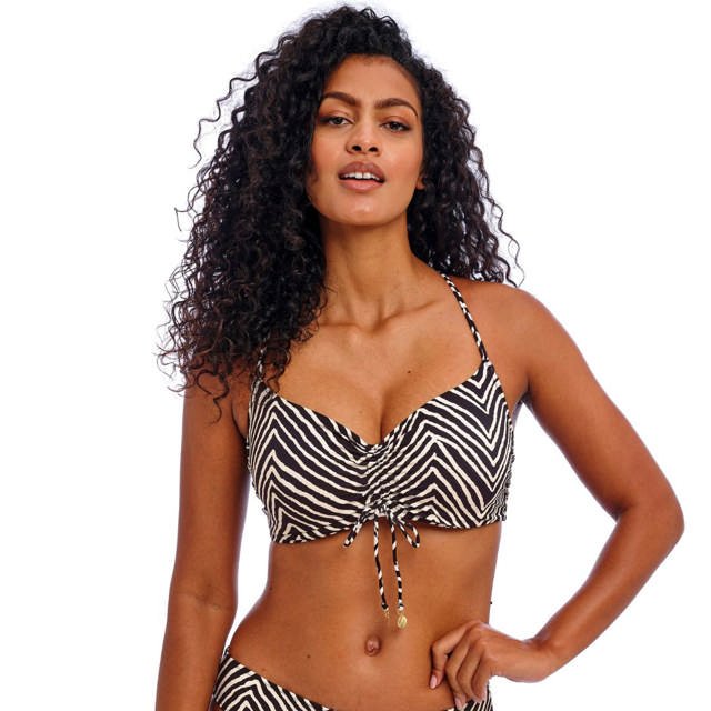 Fiji Falls Bikini top Bralette Black
