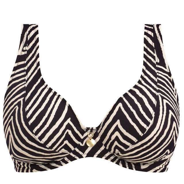 Fiji Falls Bikini top High Apex Black