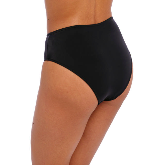 Jewel Cove Bikinitrosa Hög Plain Black