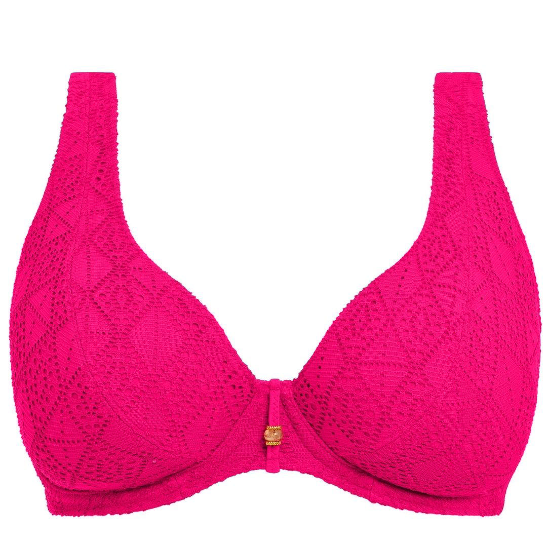 Nomad Nights Bikini top High Apex Fuchsia
