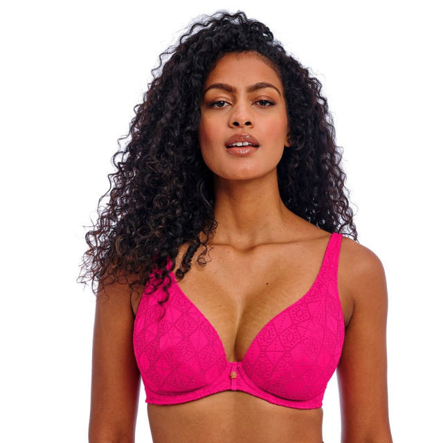 Nomad Nights Bikini top High Apex Fuchsia