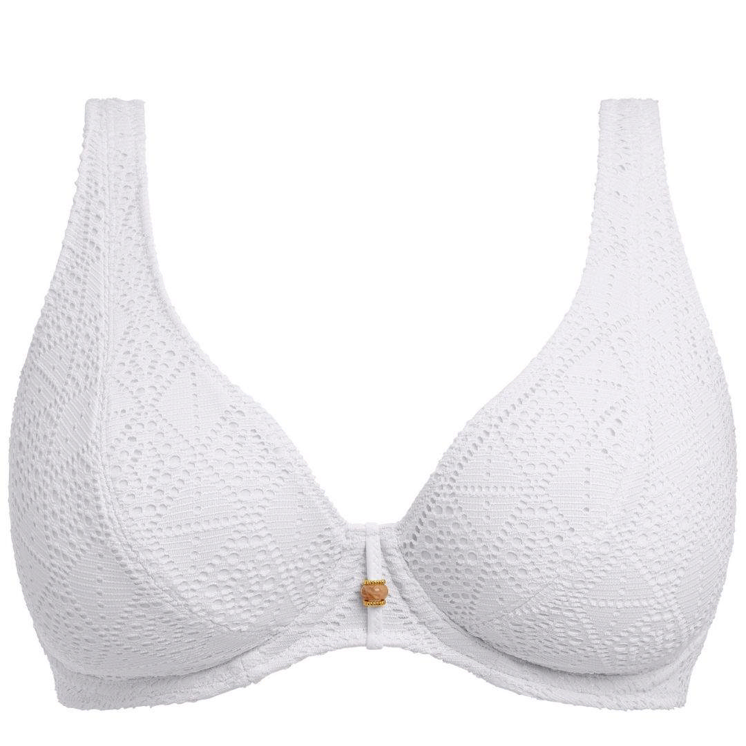 Nomad Nights Bikini top High Apex White