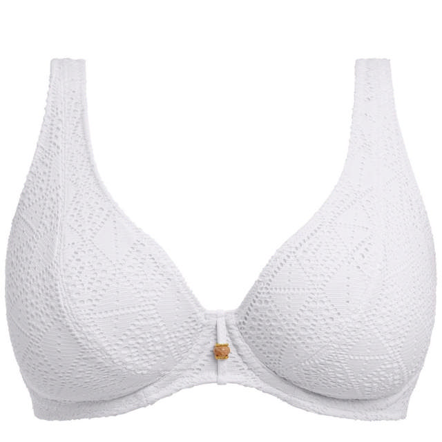 Nomad Nights Bikini top High Apex White