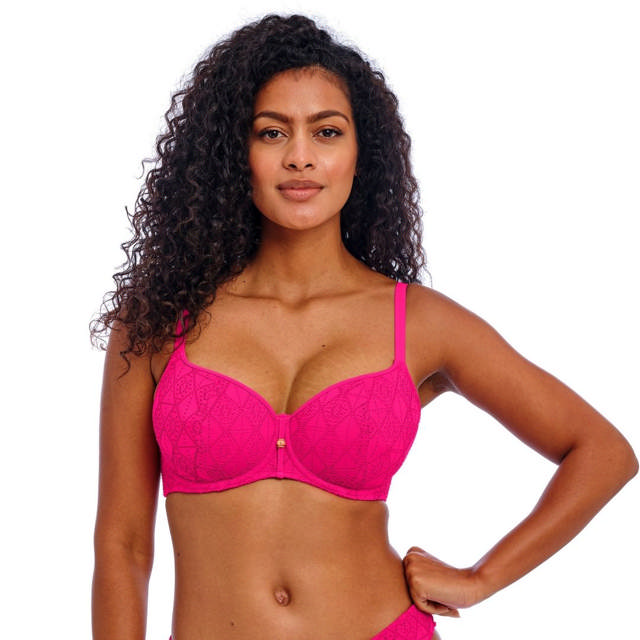 Nomad Nights Sweetheart Vadderad Bikini Bh  Fuchsia