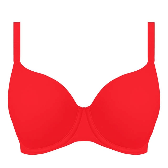 Undetected Vadderad Bygel Bh Chilli Red