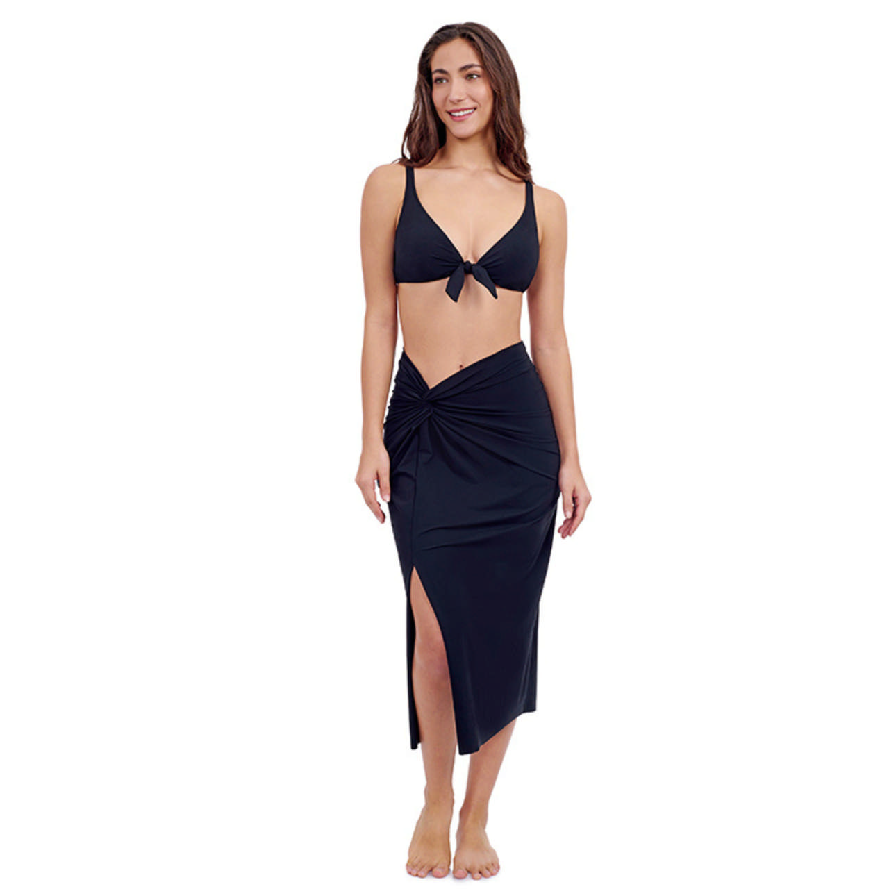 Strandkjol Draperad Black