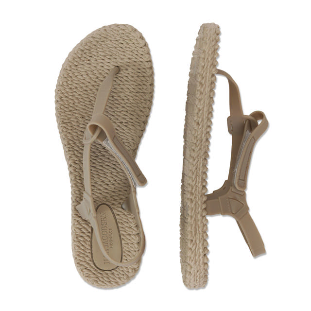 Badsandaler Cheerful Beige