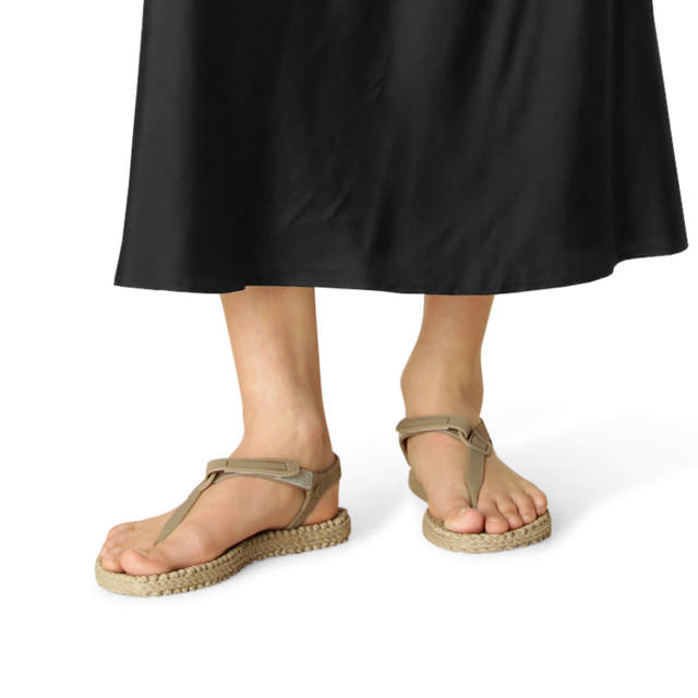 Badsandaler Cheerful Beige