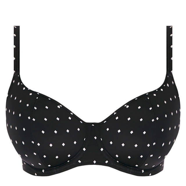 Jewel Cove Sweetheart vadderad bikinibh Black