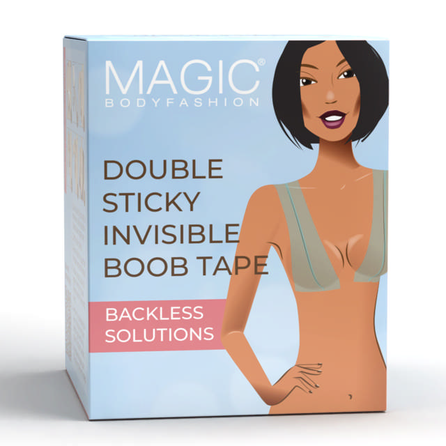 Double Sticky Invisible Boob Tape Clear One size