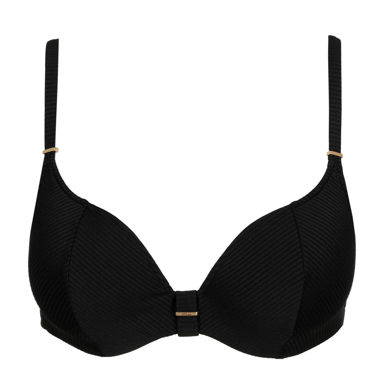 Cassie Bikini Bh Hjärtformad Black