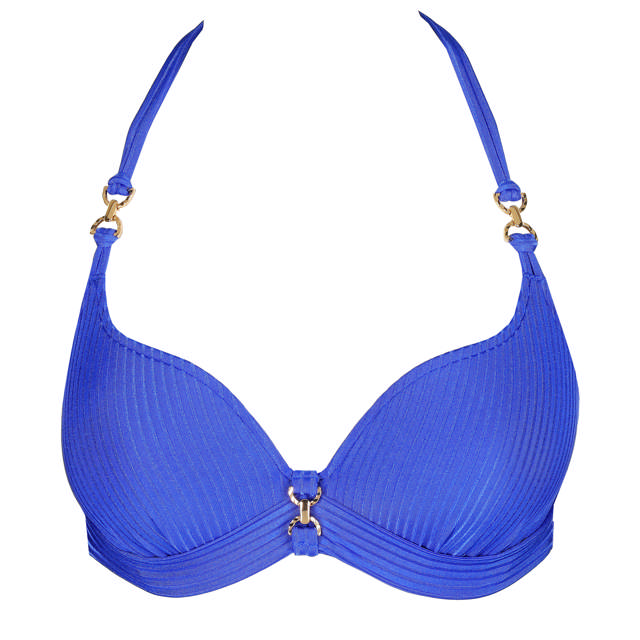 Emly Bikini Bh Hjärtformad Electric Blue