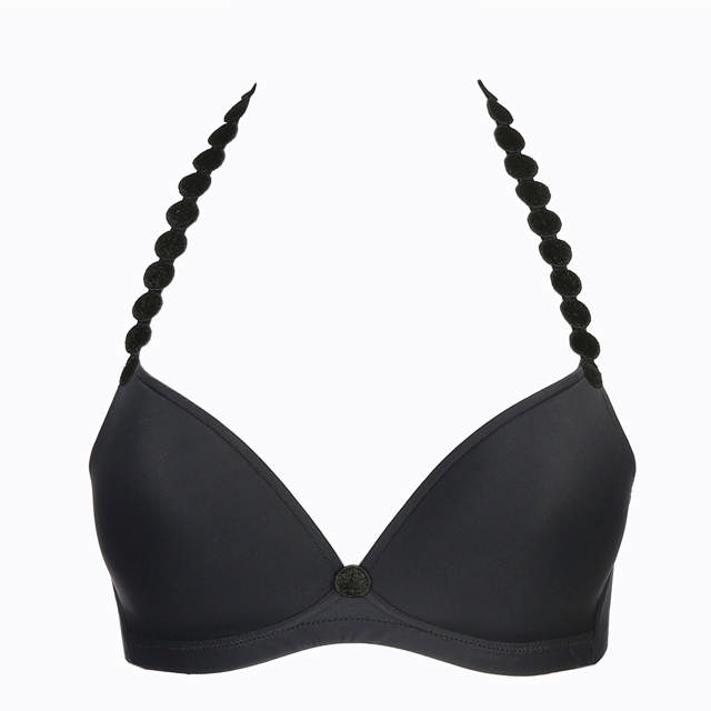 Tom Bygellös Bh vadderad Charcoal