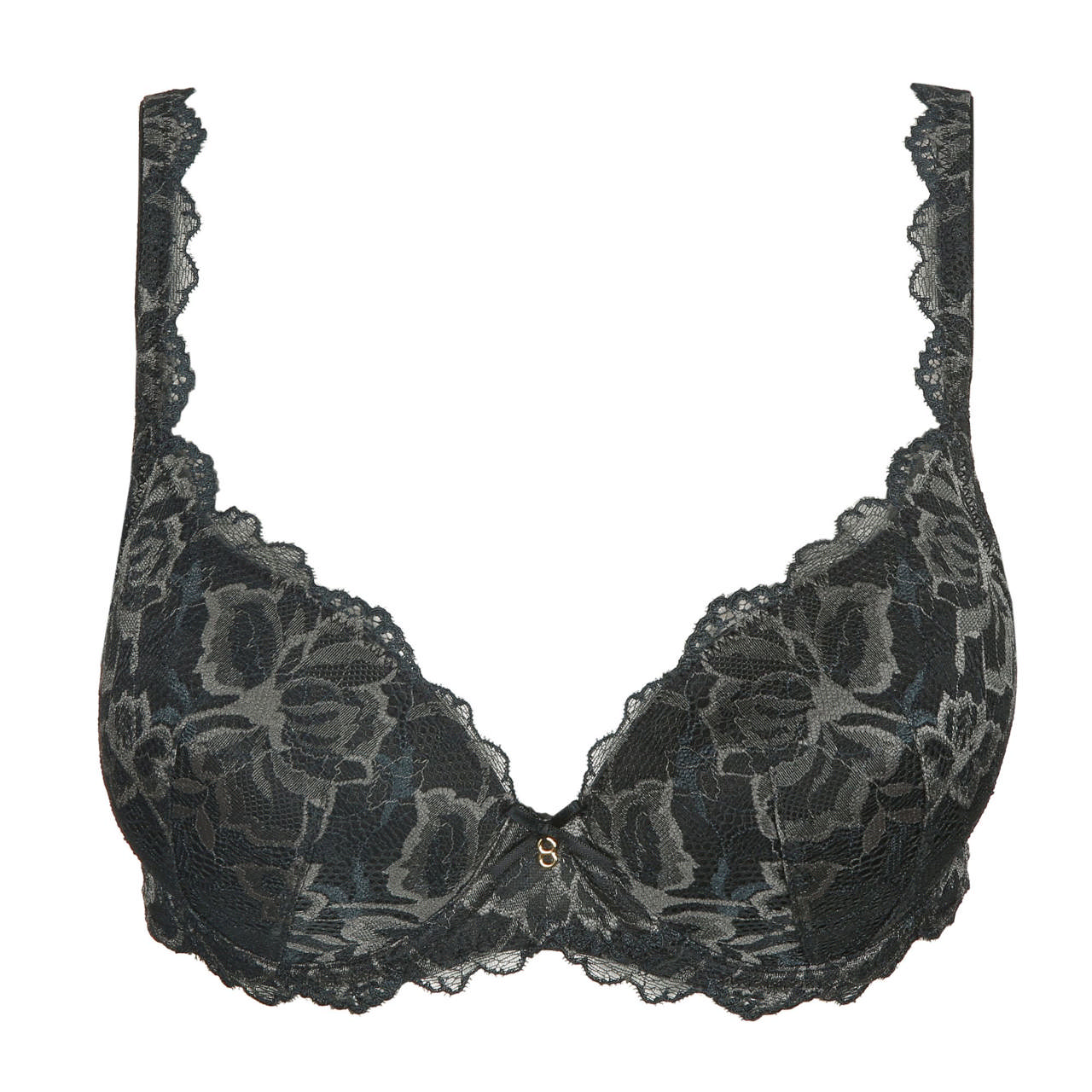 Manyla Hjärtformad bh Night Grey