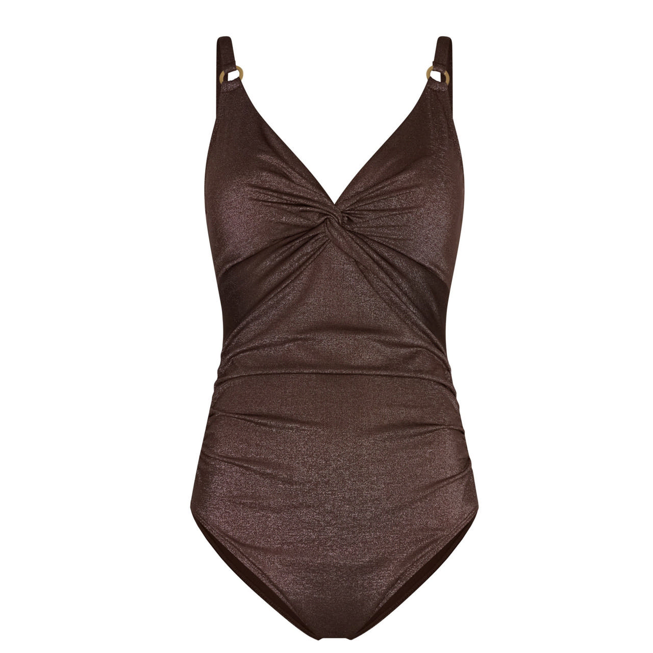 Baddräkt Utan Bygel Shiny Dark Brown