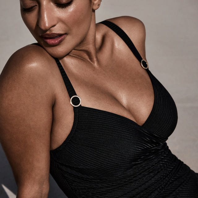 Delray Baddräkt Control Black