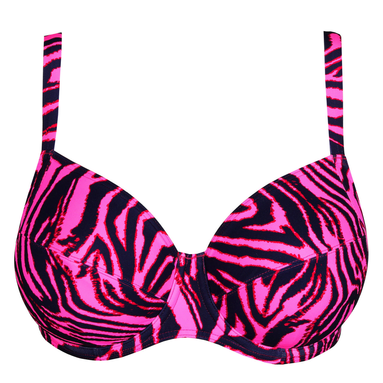 Malabo Bikini bh Helkupa Hot Pink Zebra