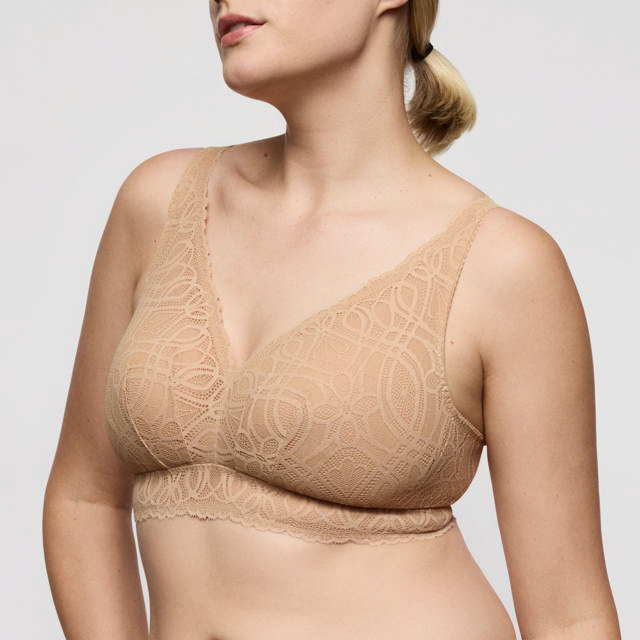 Salerno Bralette Utan Bygel Candy Ginger