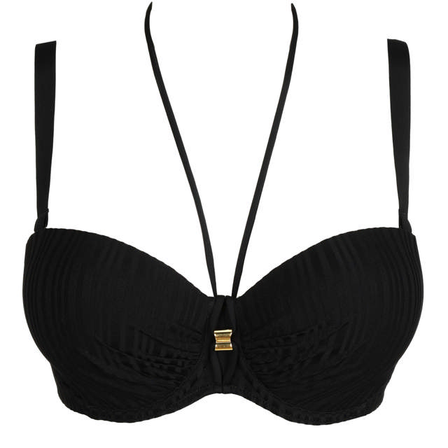 Kiruna Bikini Bh Axelbandslös Black