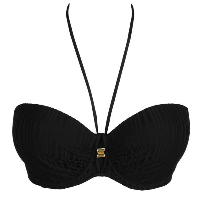 Kiruna Bikini Bh Axelbandslös Black