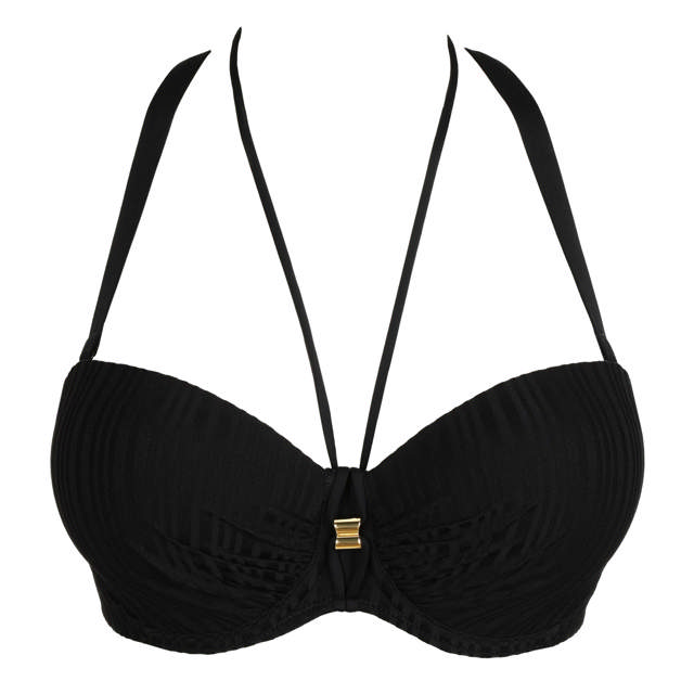Kiruna Bikini Bh Axelbandslös Black