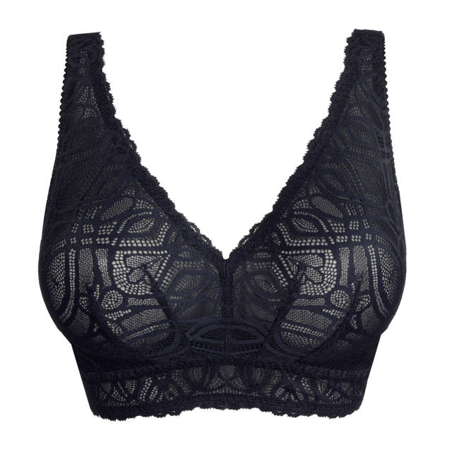 Salerno Bralette Utan Bygel Midnight Blue