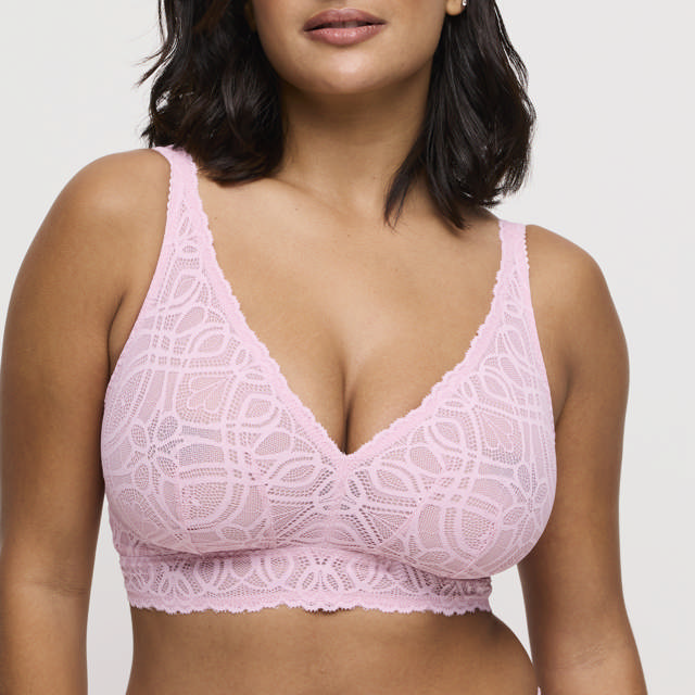 Salerno Bralette Utan Bygel Spring Rose