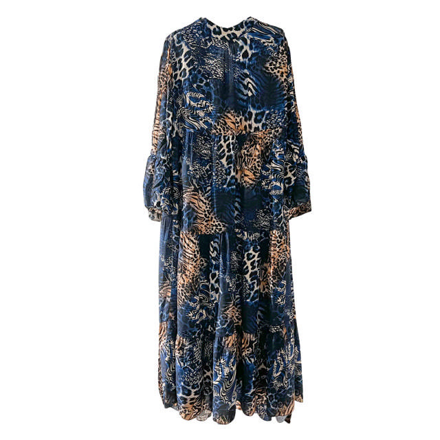 The Walk On Klänning Maxi Blue One size