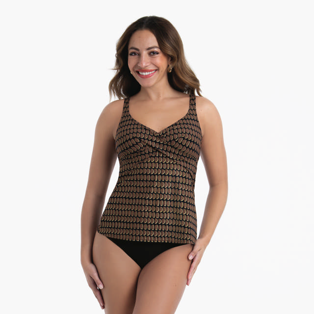 Maily Tankini Top Java Beach