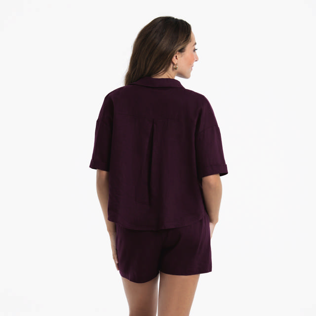 Nevis Shorts Waves Grapewine