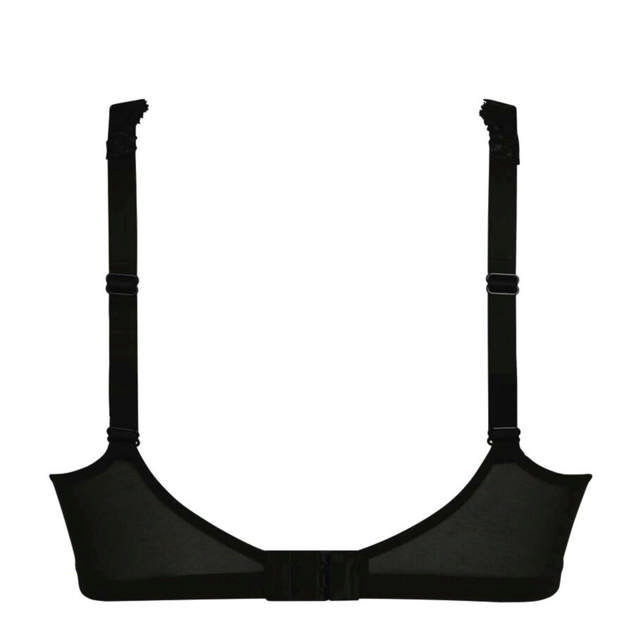 Suzette Vadderad Bh Utan bygel Black