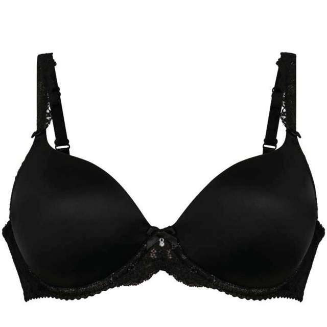 Bobette Vadderad Bygel-bh Black