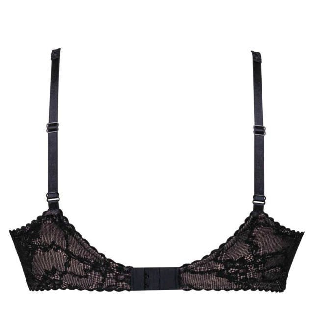 Bobette Vadderad Bygel-bh Black