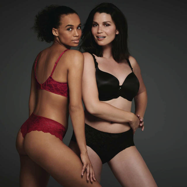 Bobette Vadderad Bygel-bh Black