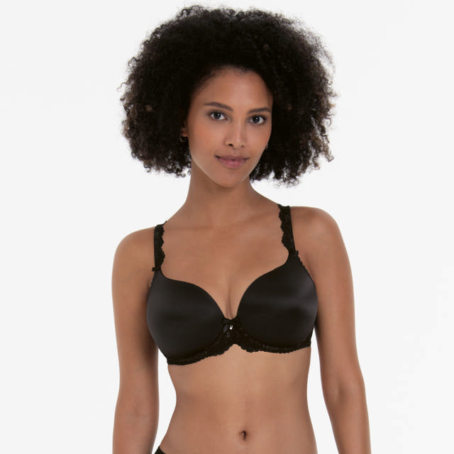 Bobette Vadderad Bygel-bh Black