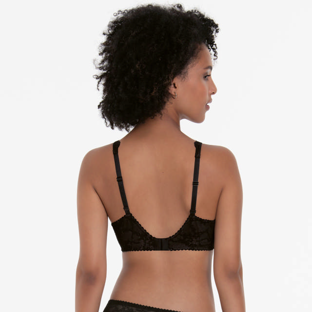 Bobette Vadderad Bygel-bh Black