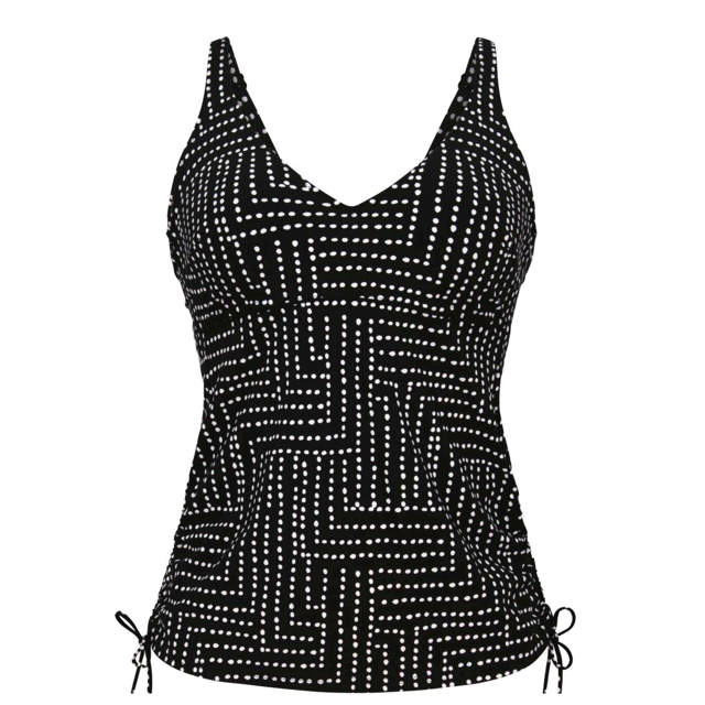 Malaika Tankini Simple Art Black/White