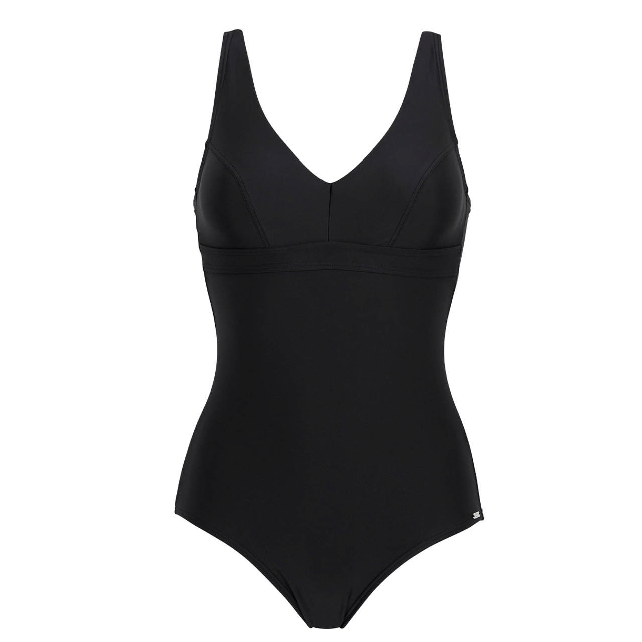 Capri Kanters Baddräkt Med Protesficka Black
