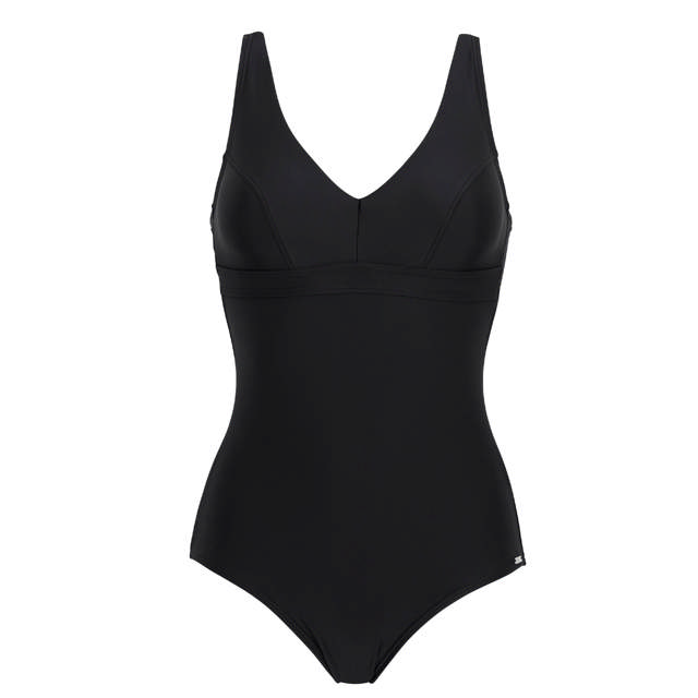 Capri Kanters Baddräkt Med Protesficka Black