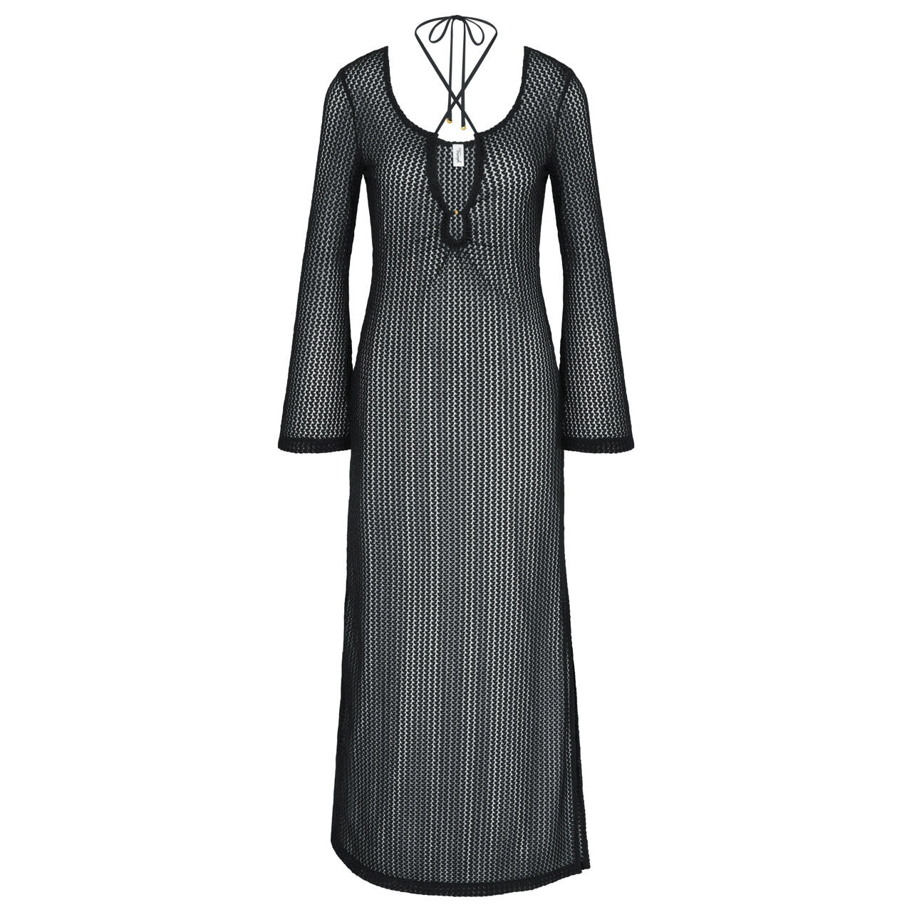 Strandklänning Lång Virkad Black