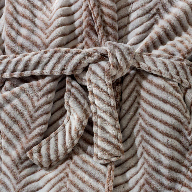 Morgonrock Fleece Brown