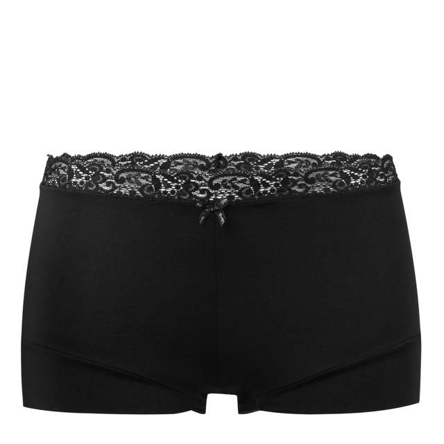 Boxertrosa Lace i Mikrofiber Black
