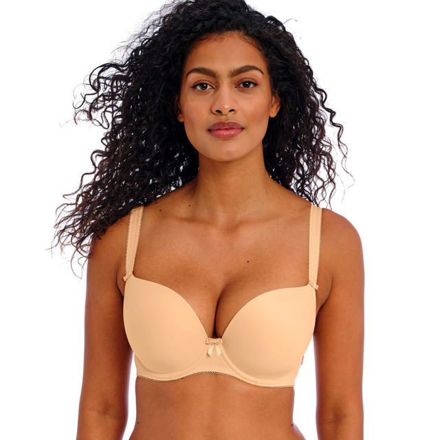 Deco Plunge T-shirt Bh Nude