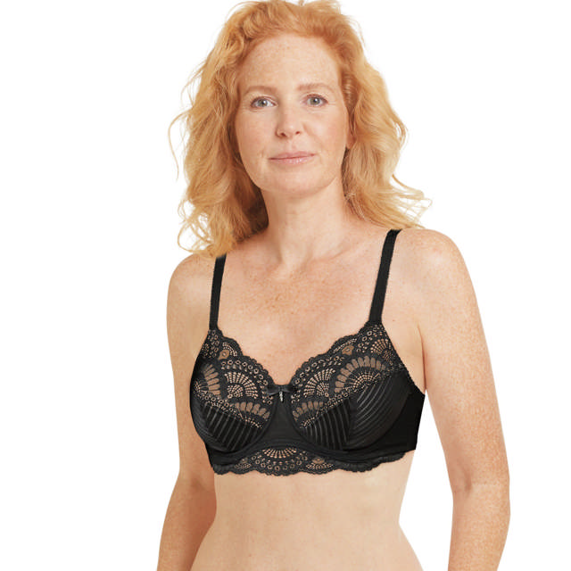 Karolina Protes Bh Med Bygel Black/Sand