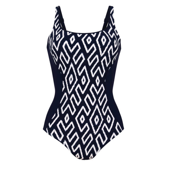 Togo Baddräkt Med Protesficka Tribal Monotones