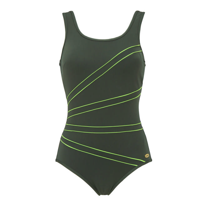 Keira baddräkt Klorresistent Khaki