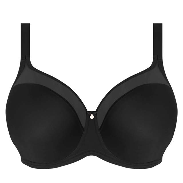 Smooth T-shirt Bh Med Bygel Black