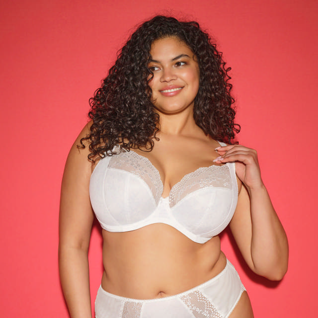 Lucie Plunge Bygel Bh White