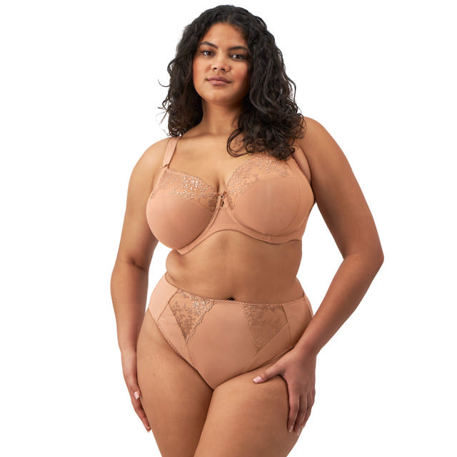 Zarla High Leg Brief Cafe Au Lait